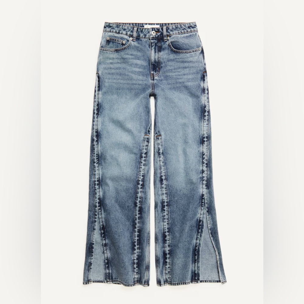 Hm Glenn martens wide side slit jeans NO OFFERS - Picture 2 of 8